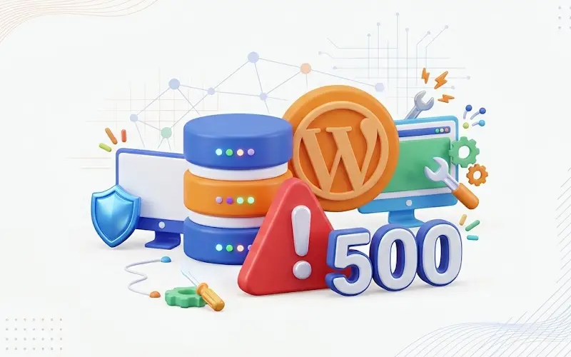 راهنمای جامع رفع خطای 500 وردپرس